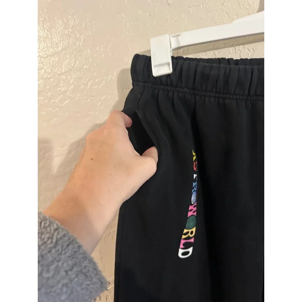 Official Travis Scott Astroworld Champion Thrills & Chills Concert Sweatpants